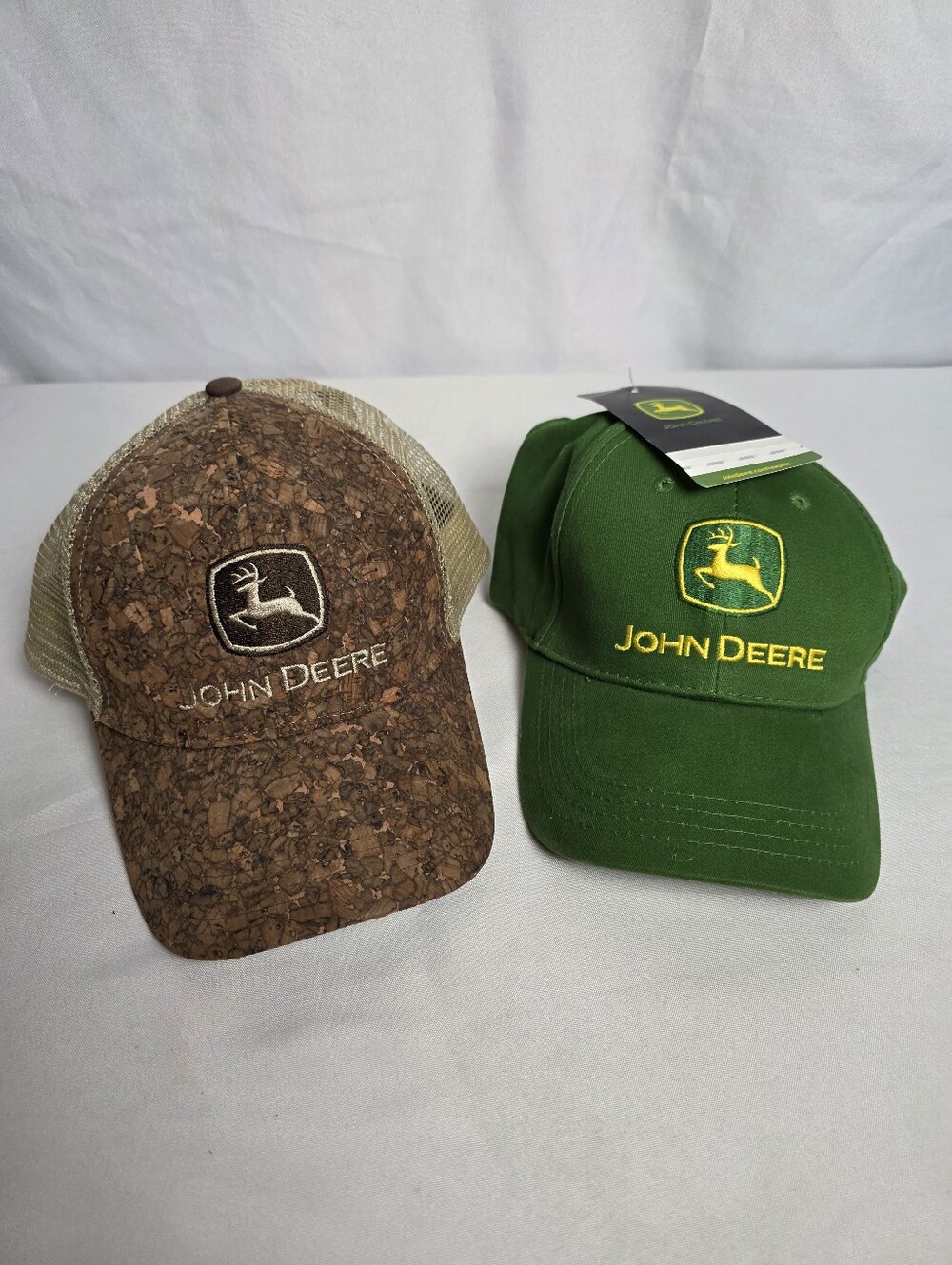 John Deere Lot Of 2 Hats NWOT